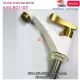 Vòi chậu lavavo inox 304 màu trắng vàng BIGGO KAG-BG1107I