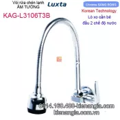 Vòi rửa chén lạnh âm tường lò xo 2 chế độ Korea KAG-L3106T3B