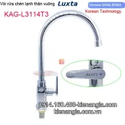 Vòi rửa chén bát lạnh thân vuôngKorea Luxta-KAG-L3114T3-1