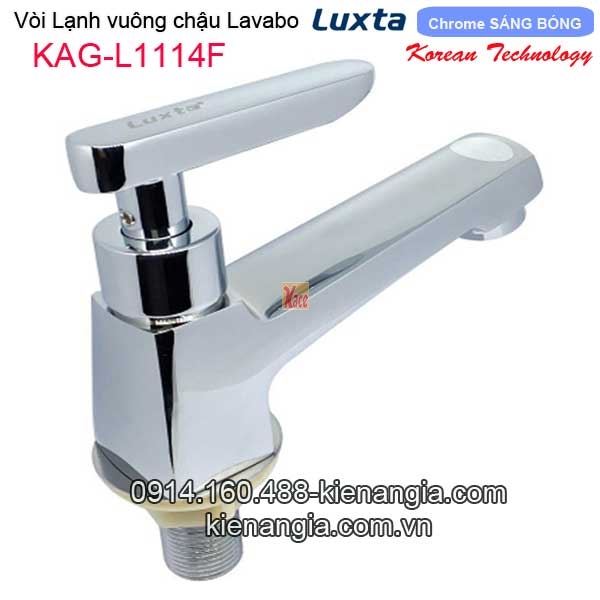 Vòi lạnh vuông chậu lavabo Korea Luxta-KAG-L1114F