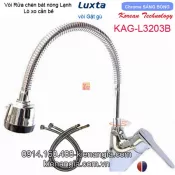 Vòi rửa chén bát nóng lạnh lò xo Korea Luxta KAG-L3203B