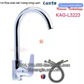Vòi rửa chén bát nóng lạnh thân vuông Korea Luxta KAG-L3223