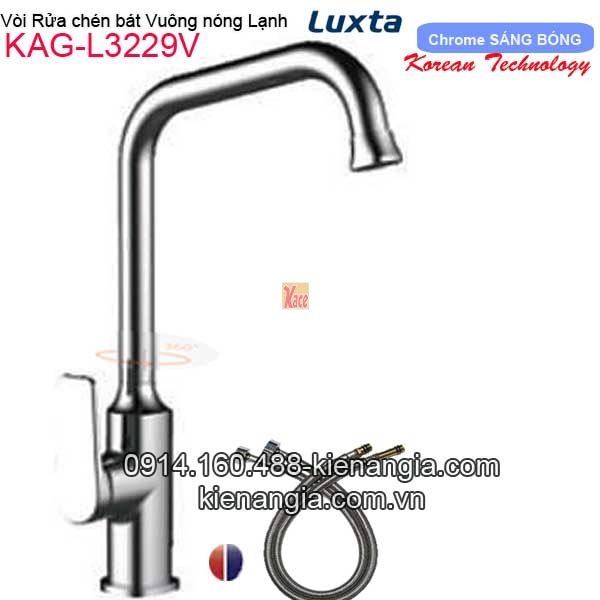 Vòi rửa chén nóng lạnh Korea Luxta KAG-L3229V