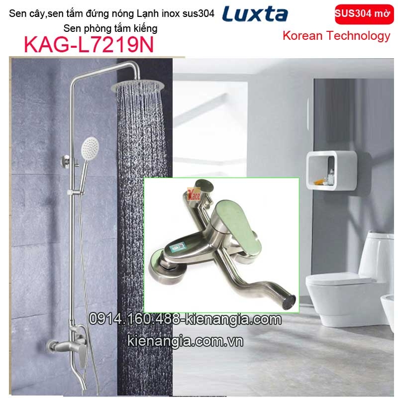 Sen cây nóng lạnh inox sus304 Korea Luxta KAG-L7219N