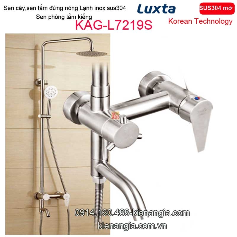 Sen cây nóng lạnh inox sus304 Korea Luxta KAG-L7219S
