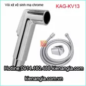 Vòi xịt vệ sinh màu chrome sáng bóng KAG-KV13