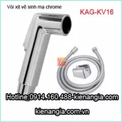 Vòi xịt vệ sinh màu chrome sáng bóng KAG-KV16