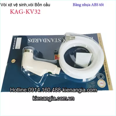 Vòi xịt vệ sinh bằng nhựa giá rẻ trẻ con KAG-KV32