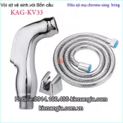 Vòi xịt vệ sinh màu chrome sáng bóngKAG-KV33