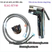 Vòi xịt vệ sinh màu chrome sáng bóng -KAG-KV40