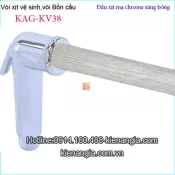 Vòi xịt vệ sinh màu chrome sáng bóng KAG-KV38