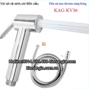 Vòi xịt vệ sinh màu chrome sáng bóng KAG-KV36