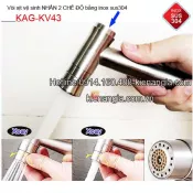 Vòi xịt vệ sinh inox sus304 2 chế độ KAG-KV43