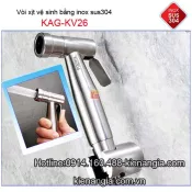 Vòi xịt vệ sinh inox sus304 KAG-KV26