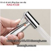 Vòi xịt vệ sinh đồng thau sáng bóng KAG-KV29