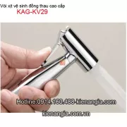 Vòi xịt vệ sinh đồng thau sáng bóng KAG-KV29