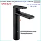 Vòi cao 30cm,Vòi chậu lavabo Đặt bàn màu đen  KAG-Black19