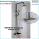 Sen tắm đứng màu đen vàng 24K nóng lạnh KAG-Black04