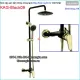 Sen cây đứng màu đen vàng 24K nóng lạnh ĐỘC LẠ KAG-Black09