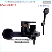 Sen tắm màu đen nóng lạnh KAG-Black13