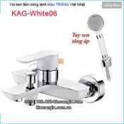 Sen cây,sen tắm đứng màu trắng hiện đại KAG-White06