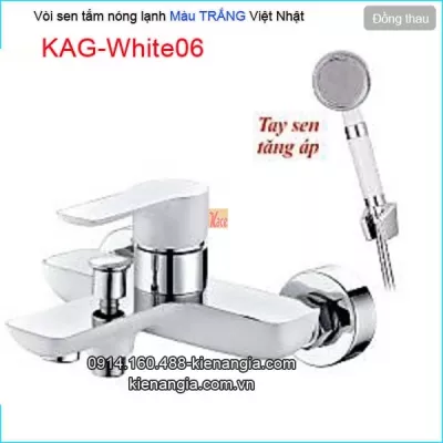 Sen cây,sen tắm đứng màu trắng hiện đại KAG-White06