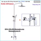 Sen cây,sen tắm đứng màu trắng hiện đại KAG-White02