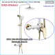 Sen cây,sen tắm đứng màu trắng hiện đại KAG-White01