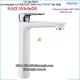 Vòi cao 30cm,vòi lavabo nóng lạnh màu trắng hiện đại KAG-White08