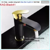 Vòi chậu lavabo đồng màu đen KAG-Black41