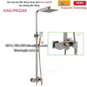 Sen cây vuông nóng lạnh inox sus304  mờ  Thailand-Proxia KAG-PR2249
