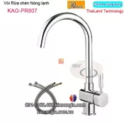 Vòi rửa chén nóng lạnh Thailand-Proxia KAG-PR807