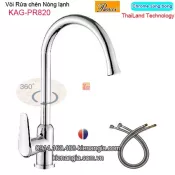 Vòi rửa chén nóng lạnh Thailand-Proxia KAG-PR820