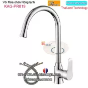 Vòi rửa chén nóng lạnh Thailand-Proxia KAG-PR819