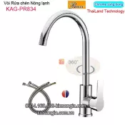 Vòi rửa chén nóng lạnh Thailand-Proxia KAG-PR834