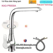 Vòi rửa chén nóng lạnh Thailand-Proxia KAG-PR830A