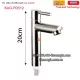 Vòi lạnh ống trúc lavabo inox sus304 Thailand-Proxia KAG-PR512