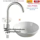 Vòi lạnh lavabo ĐẶT BÀN inox sus304 Thailand-Proxia KAG-PR926
