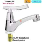 Vòi lavabo lạnh màu chrome sáng bóng Thailand-ProxiaKAG-PR510