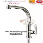 Vòi bếp lạnh thiên nga inox sus304 Thailand-Proxia  KAG-PR922