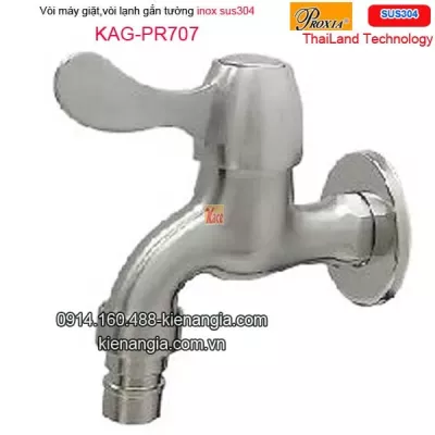 Vòi máy giặt inox sus304 Thailnad-Proxia KAG-PR707