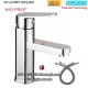 Vòi lavabo Vuông nóng lạnh Proxia-Thailand Proxia-KAG-PR437