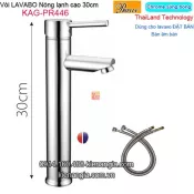 Vòi cao 30cm,vòi lavabo đặt bàn Proxia-Thailand KAG-PR446