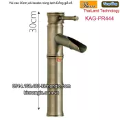 Vòi cao 30cm,vòi lavabo đặt bàn đồng giả cổ Proxia KAG-PR444