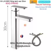 Vòi cao 30cm,vòi chậu lavabo đặt bàn Thailand-Proxia KAG-PR445