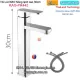 Vòi cao 30cm,vòi chậu lavabo đặt bàn Thailand-Proxia KAG-PR445
