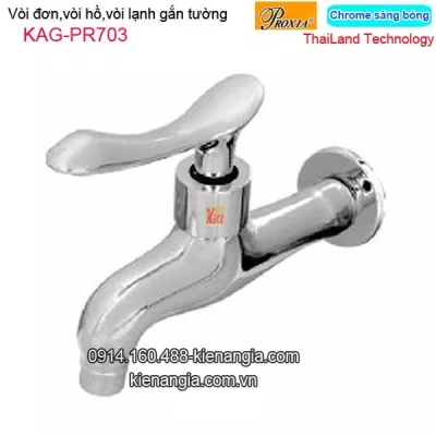 Vòi hồ ,vòi đơn gắn tường Thailand-Proxia KAG-PR703