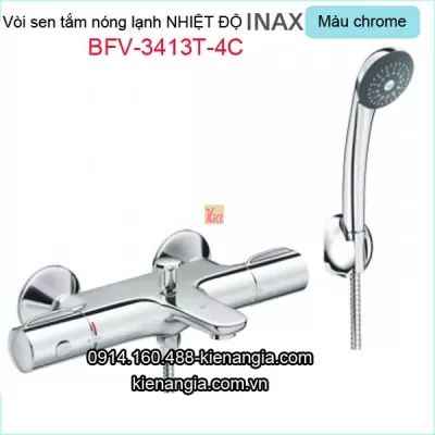 Vòi sen tắm nóng lạnh nhiệt độ  Inax-Nhật Bản cao cấp BFV-3413T-4C