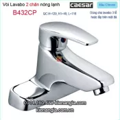 Vòi lavabo 3 lỗ,vòi 2 chân Caesar-B432CP