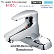 Vòi chậu 2 chân,vòi lavabo 3 lỗ Caesar-B432CU